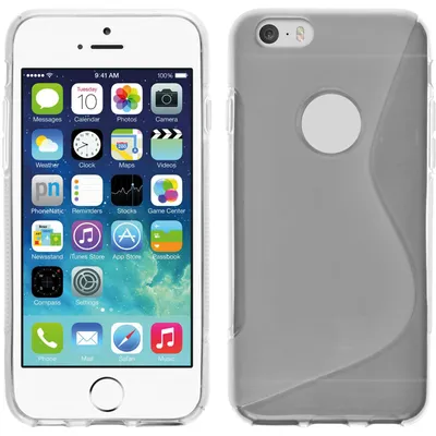 Produktbild von PhoneNatic Case kompatibel mit Apple iPhone 6s / 6 - clear Silikon Hülle S-Style + 2 Schutzfolien