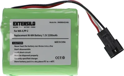 Produktbild von EXTENSILO Akku kompatibel mit Tivoli Audio PAL+ BT digital Radio (2200 mAh, 7,2 V, NiMH)