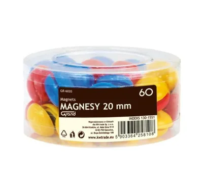 Image de Aimants tube 20 mm (60 pièces)