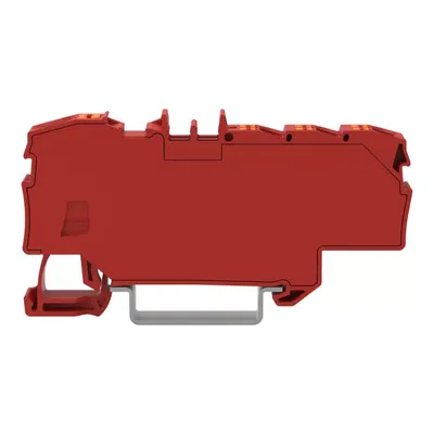 Immagine prodotto di Morsetto di distribuzione WAGO; con pulsante; 1 x 6 mm² / 6 x 1,5 mm²; rosso 2206-8033
