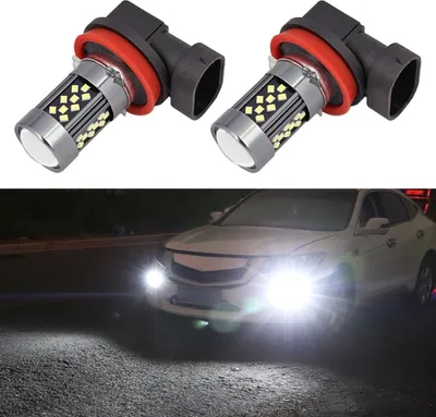 Productafbeelding van 1 paar H11 12V 7W LED stroboscoop lampen (wit licht)