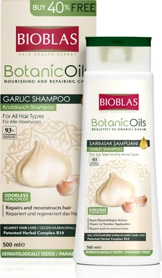 Produktbild von Česnekový šampon 500 ml Bioblas, bez zápachu, proti vypadávání vlasů ženy a muži