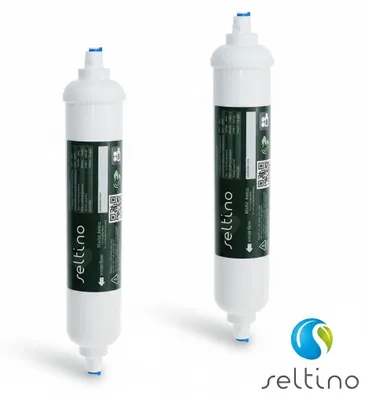 Produktbild von 2x Seltino AMICO Wasserfilter Kühlschrankfilter extern 1/4' (UV-Steril verpackt)