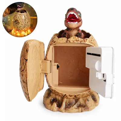 Produktbild von Kinder-Sparschwein, Dinosaurier-Geldautomat,Sparbox mit Passwort,elektronisches Sparschwein für Jungen&Mädchen,Oster- & Geburtstagsgeschenk,3–12 Jahre