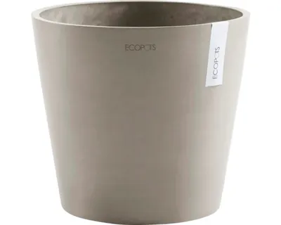 Obrázek produktu pro Květináč Ecopots Amsterdam plastový Ø 37,3 cm 40 x 40 x 34,8 cm hnědý