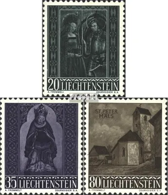 Produktbild von Briefmarken Liechtenstein 1958 Mi 374-376 (kompl.Ausg.) gestempelt Weihnachten