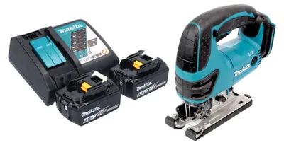 Image de Makita DJV 180 RGX Scie sauteuse sans fil 18 V 135 mm + 2x batterie 6,0 Ah + chargeur