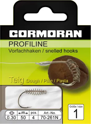 Image de Cormoran Profiline Bas de ligne avec hameçon pâte 261 N - Gr 8 - 0,22 mm