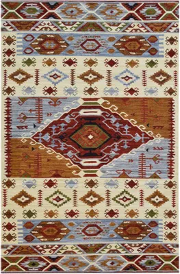 Imagen del producto de Kelim clásico 17025, diseño multicolor (155 x 240 cm)