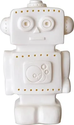 Produktbild von Egmont Toys Heico Lampe Roboter weiß 33x18x10 cm