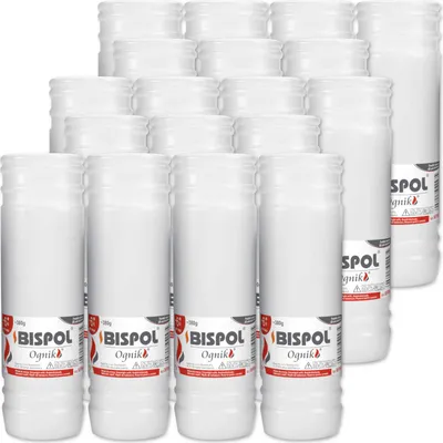 Obrázek produktu pro Náplně do parafínových svíček BISPOL WP6N 144H 18ks.