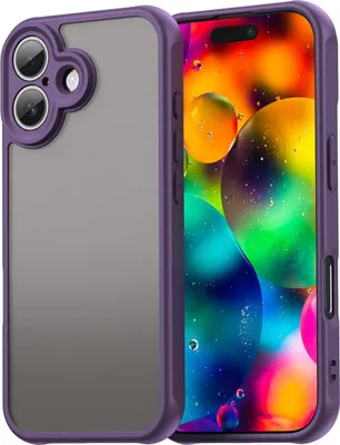 Immagine prodotto di Custodia per Apple iPhone 17 - Cover posteriore Phonesta AirFrost Semi-Trasparente - Viola opaco