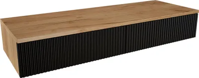Produktbild von Planetmöbel Amyra Konsolentisch schmal 100 cm für Garderobe, Flur und Schminktisch, schwarz