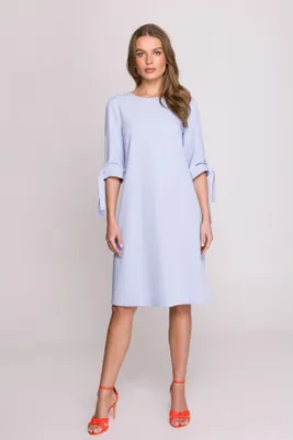 Produktbild von Stylove Midikleid für Frauen Plotmira S393 azurblau L