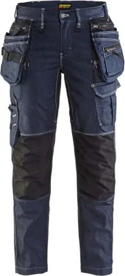 Produktbild von Blakläder Damen Handwerker Bundhose 7990 1141 mit Stretch in marineblau/schwarz, Größe:38