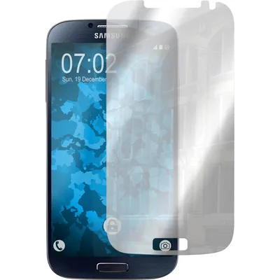Produktbild von 4er-Pack PhoneNatic Displayschutzfolien verspiegelt  kompatibel mit Samsung Galaxy S4