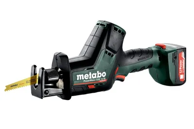 Zdjęcie produktu dla Metabo Powermaxx SSE 12 BL, Uchwyt lufy, Czarny, Czerwony, 3000 spm, 1,6 cm, 89 dB, 78 dB