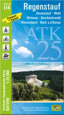 Immagine prodotto di ATK25-I14 Regenstauf (Amtliche Topographische Karte 1:25000)