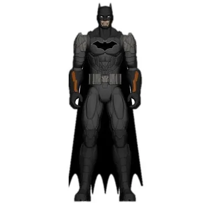 Produktbild von DC Comics , 30cm große Action-Figur Batman, Kinderspielzeug für Jungen und Mädchen, 3 Jahr(e), Schwarz, Gelb