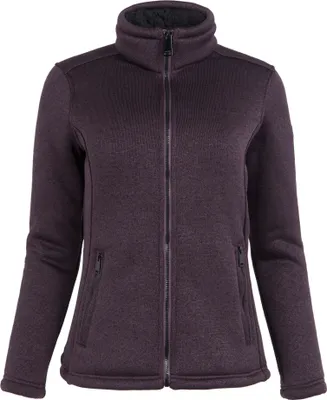 Produktbild von Regatta - "Razia II" Fleecejacke Durchgehender Reißverschluss für Damen RG8166 (44 DE) (Tiefpflaume/Schwarz)
