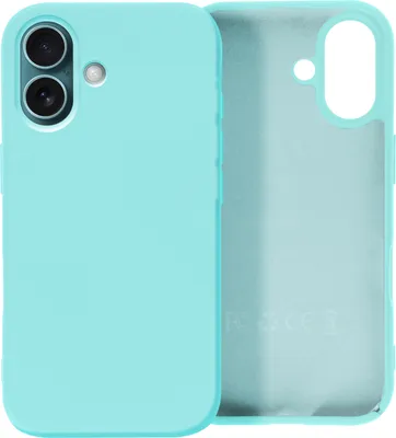 Immagine prodotto di Avizar, custodia semirigida in silicone Soft Touch per iPhone 16 Plus, turchese