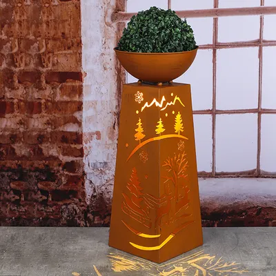 Produktbild von Dekosäule mit Blumenschale
