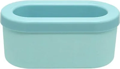 Immagine prodotto di Set per cubetti di ghiaccio semplice con coperchio - 2 stampi - A pressione - Facile da svuotare - Vaschetta in silicone