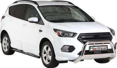 Immagine prodotto di Minigonne laterali in acciaio inox per Ford Kuga 2017-2019 nero