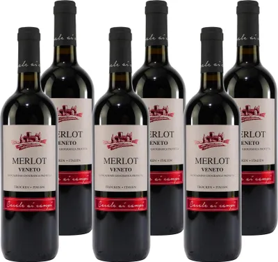 Produktbild von LaWi Merlot Veneto IGP -trocken- (6 x 0,75L)