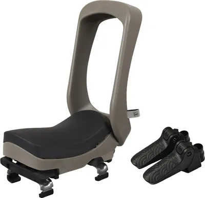 Produktbild von Urban Iki Junior Fahrradsitz - Suzume Grey/Bincho Black - Mit Montagerahmen | Urban Iki