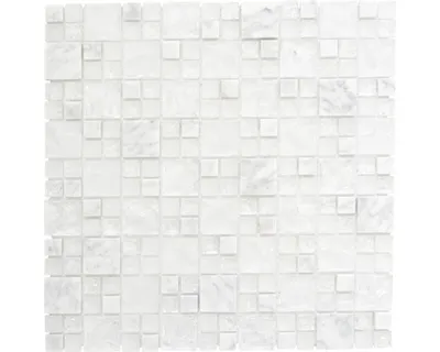 Produktbild von Glasmosaik XIC K1411 30,5x30,5 cm weiß