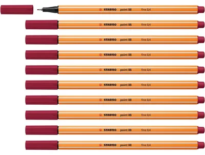 Produktbild von STABILO Fineliner - point 88 - 10er Pack - purpur