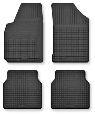 Produktbild von Gummi-Fußmatten für Saab 9000 1984-1991 (Limousine) – 4-tlg, Schwarz, Semi-Universal, angepasst – Wielganizator Semi-Universal
