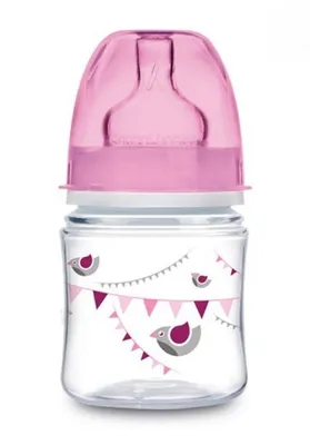 Obrázek produktu pro Canpol Babies Antikolik. lahvička se širokým hrdlem, 120 ml - růžová