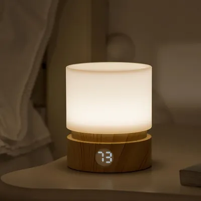 Produktbild von MODFU LED Nachtlicht, Nachtlampe USB-Aufladbar, süßes Schlaflicht Kinderzimmer tragbare Schlafhilfe Stilllicht, Kinder Geschenk