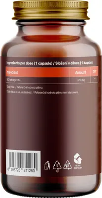 Obrázok produktu pre BrainMaxAshwagandha (ashwagandha), 560 mg, 100 rastlinných kapsúl