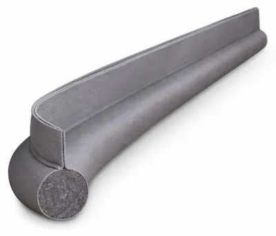 Produktbild von Verk 27754 Türdichtung, selbstklebend, 96 x 2,5 cm, grau