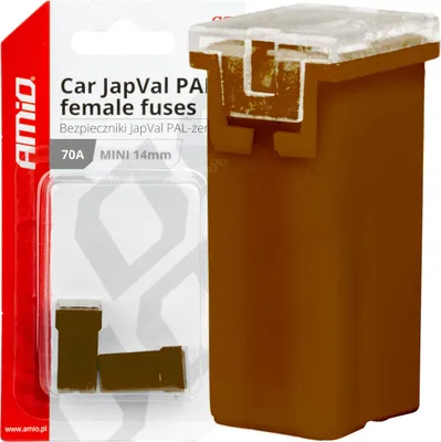 Immagine prodotto di Fusibili auto JAPVAL PAL 70A femmina set di 2 AMIO-03441