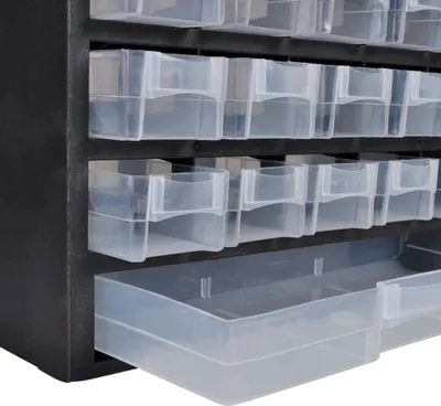Immagine prodotto di Cassetta Porta Attrezzi in Plastica con 41 Cassetti