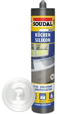 Produktbild von Soudal Küche & Bad Silikon weiß 300 ml