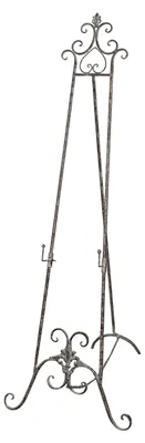 Produktbild von Biscottini Staffelei für Bilder, 150,5 x 53,5 x 96,5 cm – Hochzeit aus Schmiedee