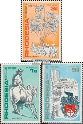Produktbild von Briefmarken Rhodesien 1968 Mi 75-77 (kompl.Ausg.) postfrisch Besetzung