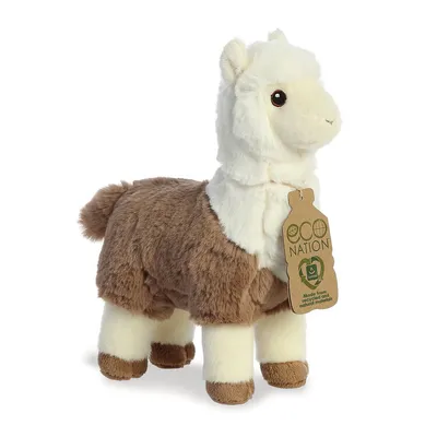 Produktbild von Aurora Eco Nation Alpaka Plüschtier Braun 28 cm