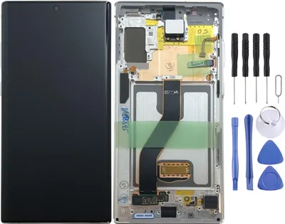 Produktbild von Samsung Display LCD Kompletteinheit für Galaxy Note 10+ N975F GH82-20838B Weiß