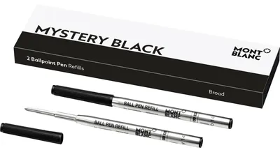 Immagine prodotto di Montblanc® 116191 Kugelschreibermine - B, 2 Minen, mystery black