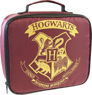 Immagine prodotto di Borsa porta pranzo Hogwarts per bambini, isolata, facile da pulire