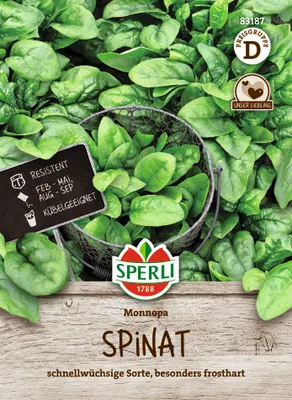 Produktbild von SPERLI Spinatsamen Monnopa Spinacia oleracea 12 bis 14 lfd. Meter
