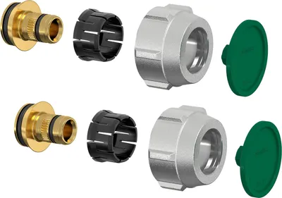 Produktbild von FL Klemmverschraubung-Set A3 16x2,2mm x G3/4i Eurok. MS vern.