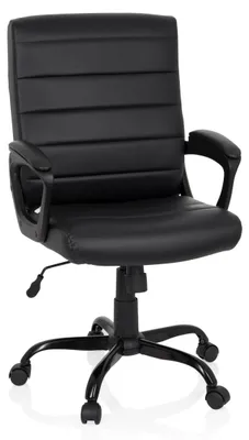 Obrázok produktu pre hjh OFFICE Home Office Executive chair ERGOSMOOTH BIG Leatherette Výškovo nastaviteľná počítačová stolička, kancelárska stolička s podrúčkami