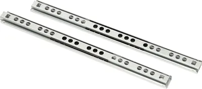 Image de KOTARBAU® Glissière à billes 2 unités 215 mm / 17 mm Sortie totale Glissières de tiroirs Coulisse à galets Glissières télescopiques Tiroirs avec SoftClose